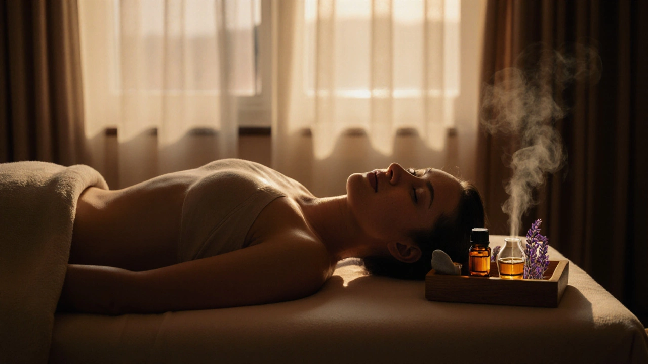 Aromaterapeutická masáž: Jak uklidnit mysl a tělo přirozenými oleji