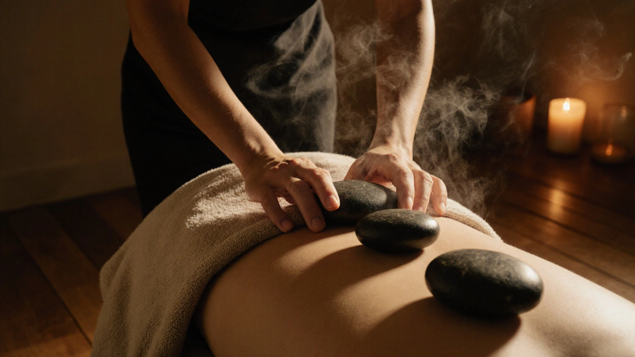 Masáž lávovými kameny: Přírodní řešení pro bolesti těla