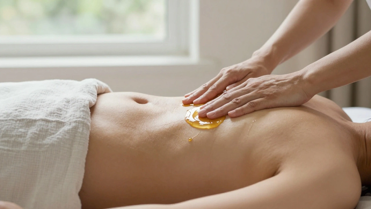 Jak masáž po porodu může pomoci při problémech s koží