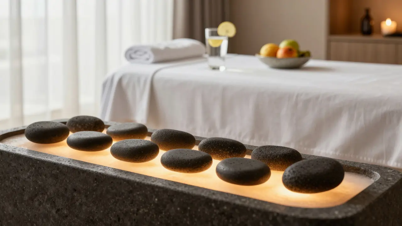 Jak se správně připravit na masáž horkými lávovými kameny