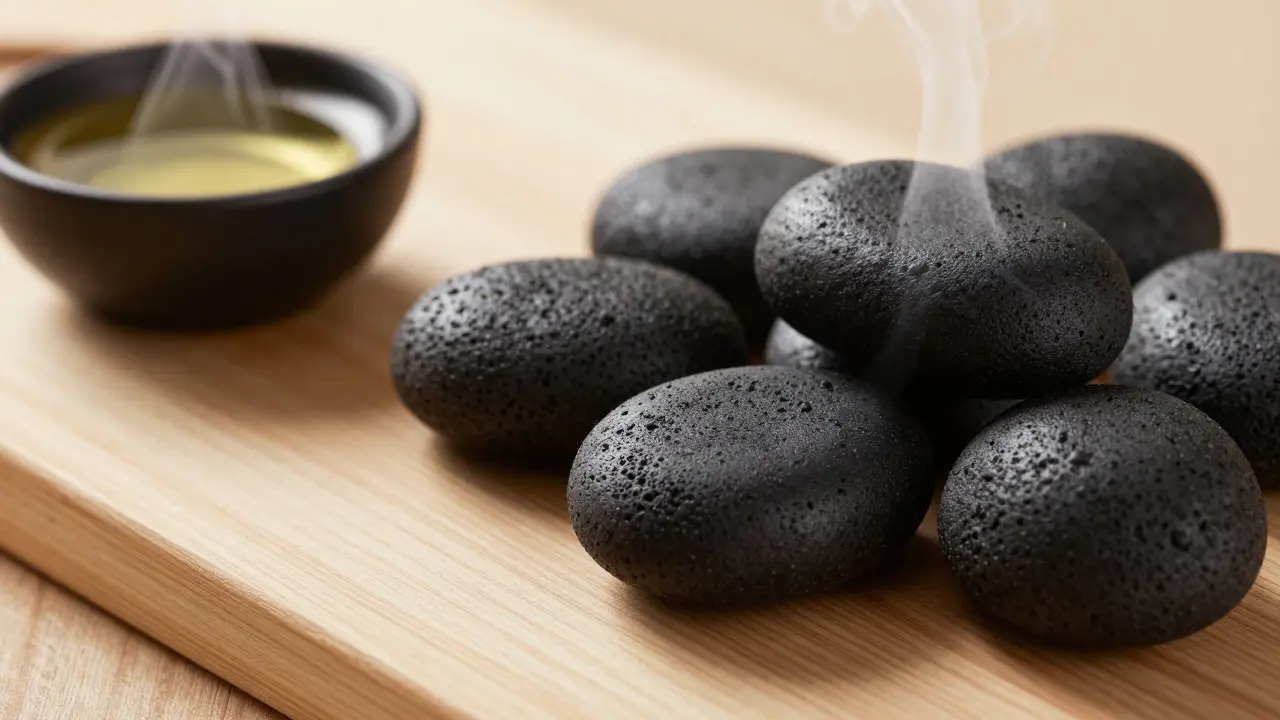 Masáž lávovými kameny: Průvodce pro hluboký relax a úlevu od stresu